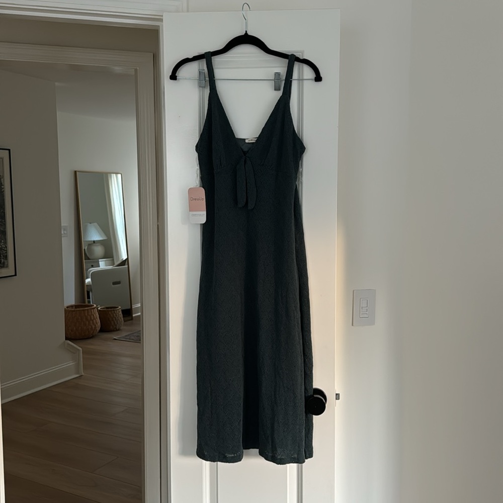 NWT Millibon Dress Up Complete Catch Knit Midi Dress Size Large - Picture 4 of 5